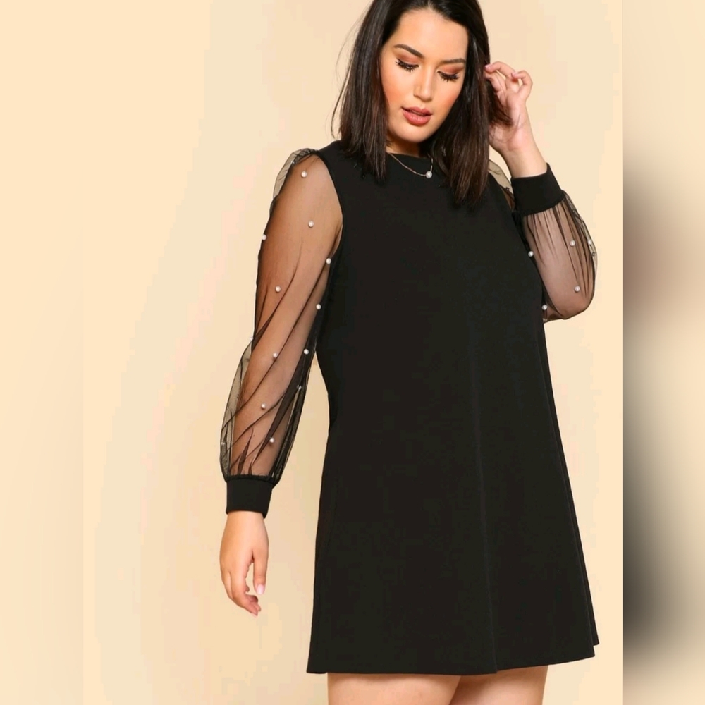 Midi black dress